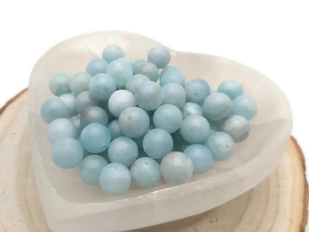 Aigue marine - 10 mm - 10/20 Perles Les Précieuses Perles