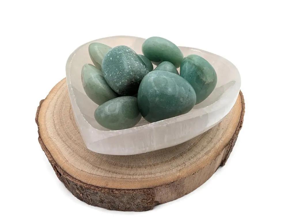 Aventurine verte Grade A+ - Brésil - Pierre roulée Les Précieuses Perles