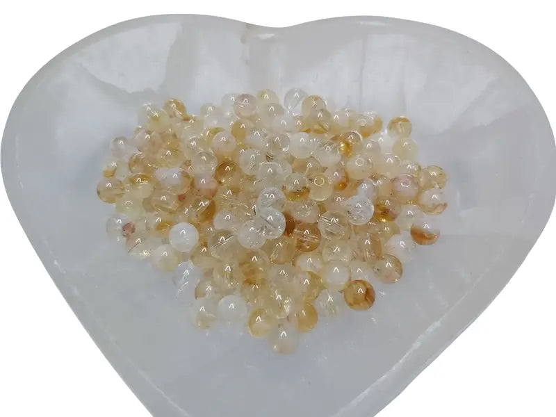 Citrine - 4 mm - 40/80 Perles Les Précieuses Perles