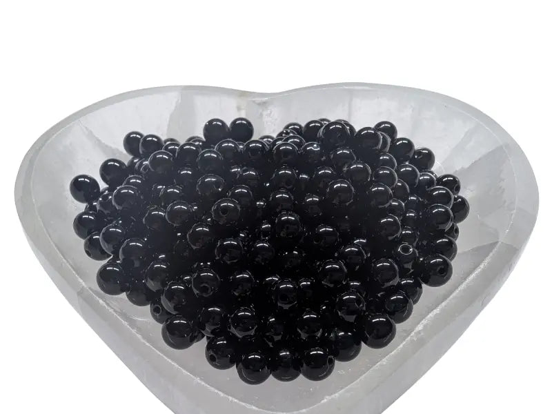 Onyx noir - 6 mm - 30/60 Perles Les Précieuses Perles