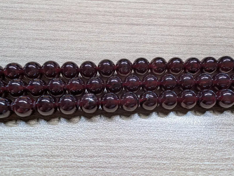 Grenat Grade AA - 6 mm - 10/20 Perles Les Précieuses Perles