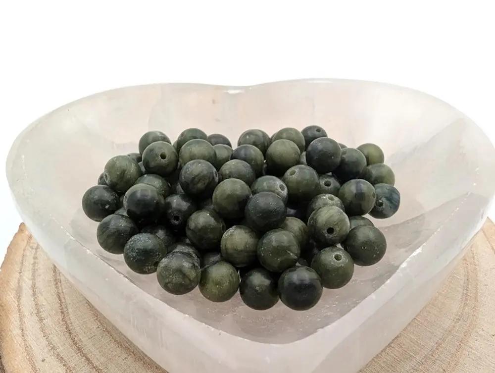 Peridot - 8 mm - 20/40 Perles Les Précieuses Perles