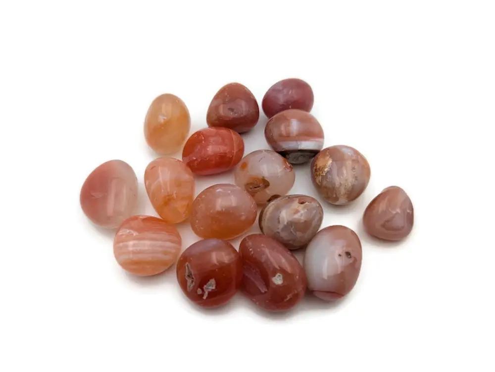 Cornaline Grade A Botswana - Pierre roulée Les Précieuses Perles