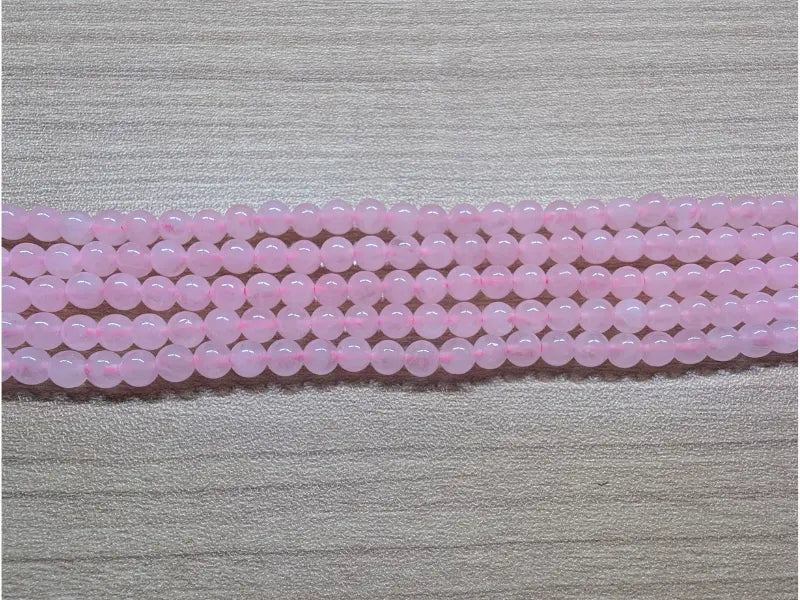 Quartz rose - 4 mm - 80 Perles Les Précieuses Perles
