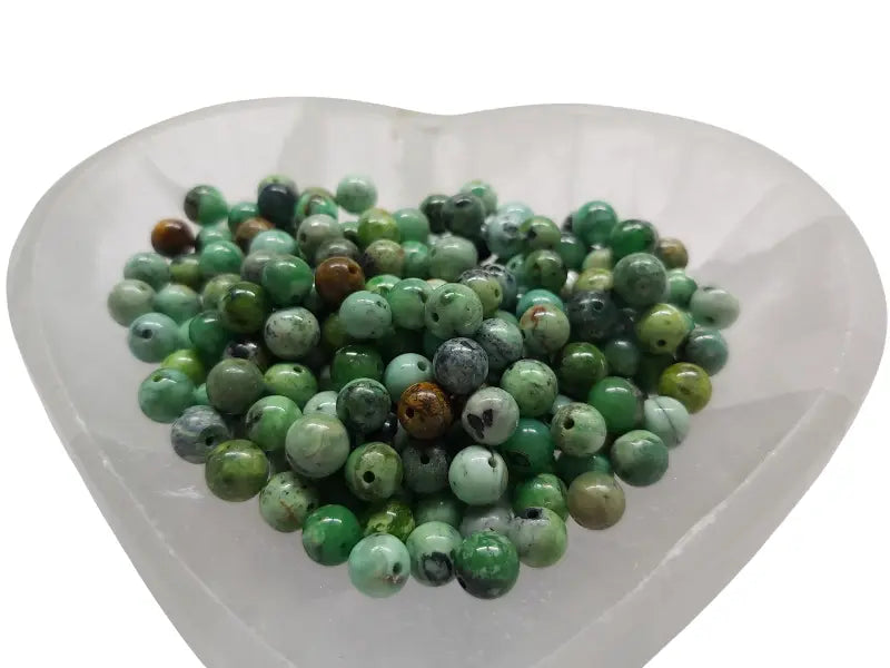 Variscite - 6 mm - 30 Perles Les Précieuses Perles
