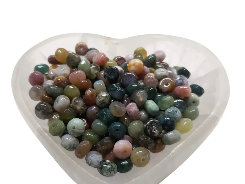 Agate indienne - Facettes 8 x 5 mm - 30/60 Perles Les Précieuses Perles