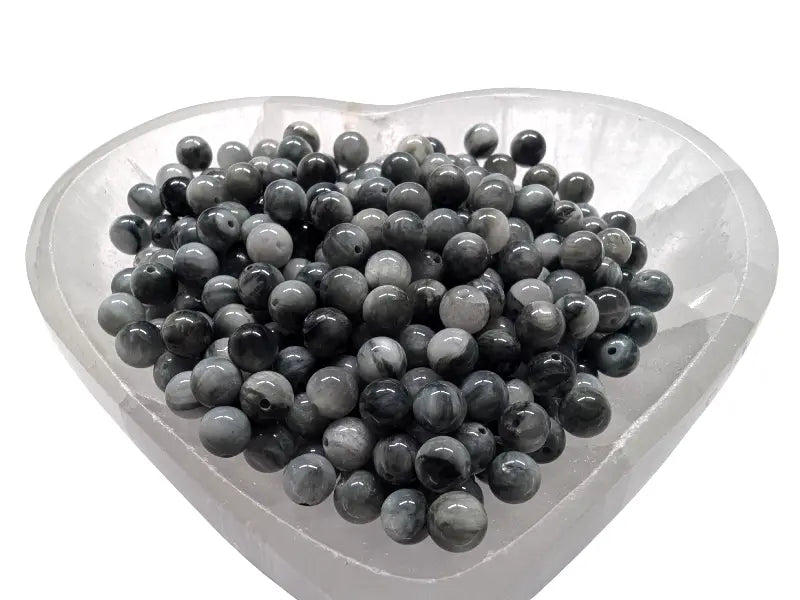 Œil de faucon - 5/6 mm - 30/60 Perles Les Précieuses Perles