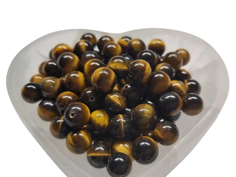 Œil de tigre - 10 mm - 10/20 Perles Les Précieuses Perles