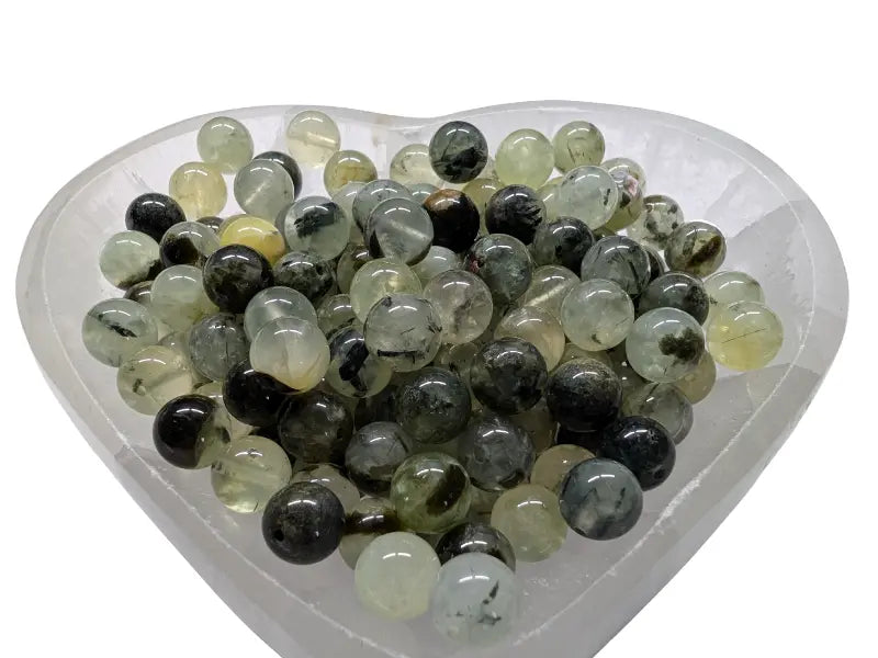 Préhnite Grade AB - 8 mm - 20/40 Perles Les Précieuses Perles