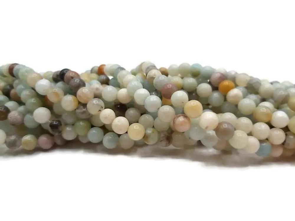 Amazonite - 6 mm - 60 Perles Les Précieuses Perles