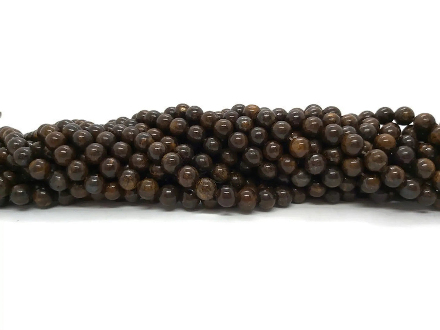 Bronzite - 8 mm - 20/40 Perles Les Précieuses Perles