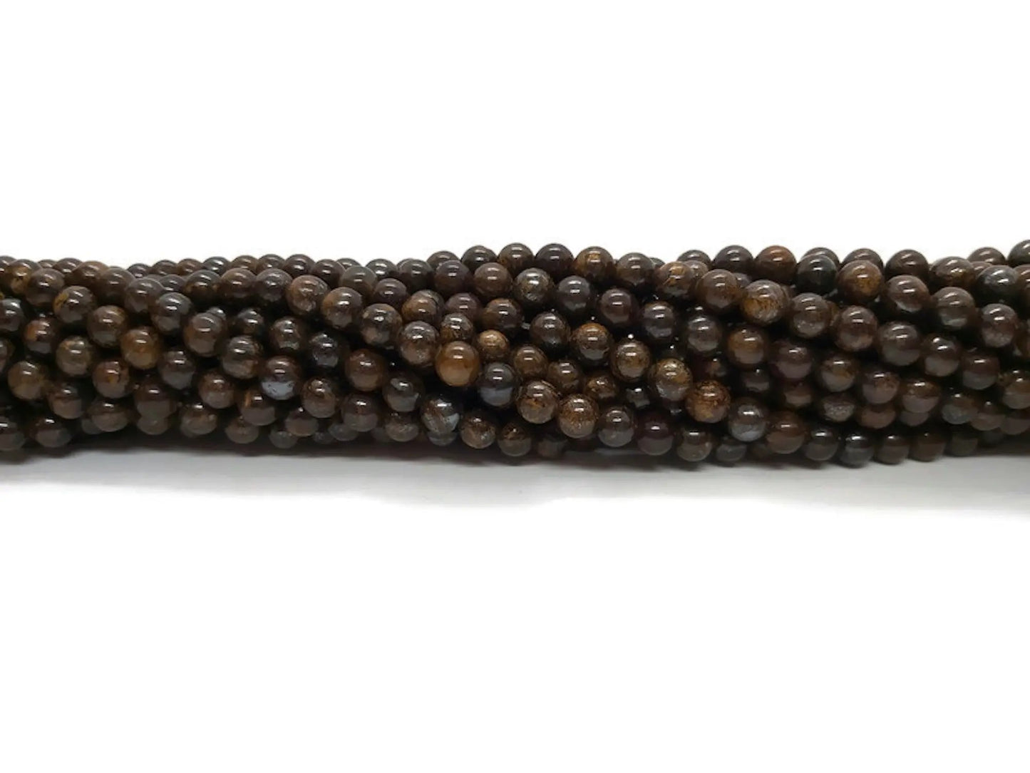 Bronzite - 6 mm - 30/60 Perles Les Précieuses Perles