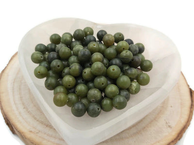 Jade vert - 8 mm - 40 Perles Les Précieuses Perles