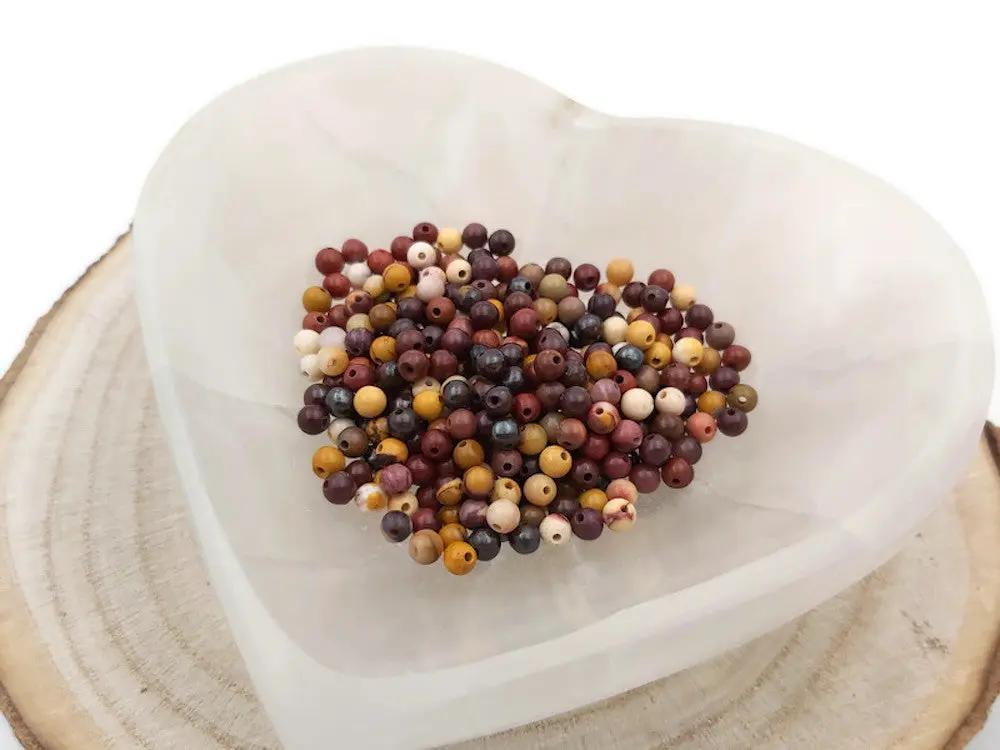 Jaspe Mokaïte - 4 mm - 80 Perles Les Précieuses Perles