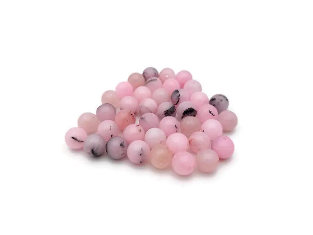 Jaspe rose - 8 mm - 40 Perles Les Précieuses Perles