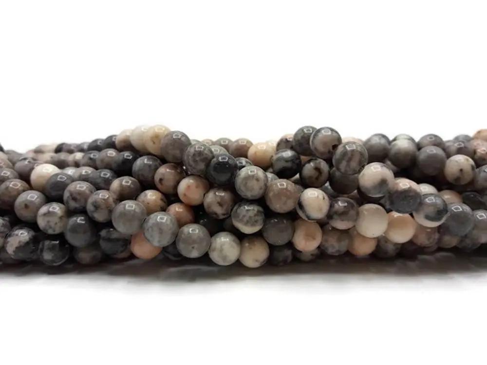 Jaspe zébré - 6 mm - 60 Perles Les Précieuses Perles