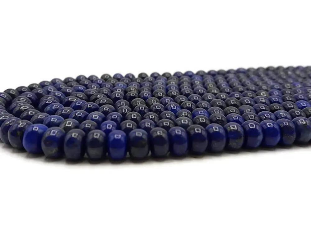 Lapis lazuli - 6 x 4 mm - 40/80 Perles Les Précieuses Perles