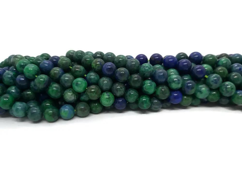 Azurite Malachite - 8 mm - 20/40 Perles Les Précieuses Perles