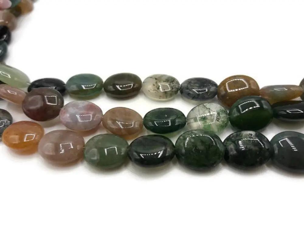 Agate Indienne - 8 x 10 mm - 15/30 Perles Les Précieuses Perles