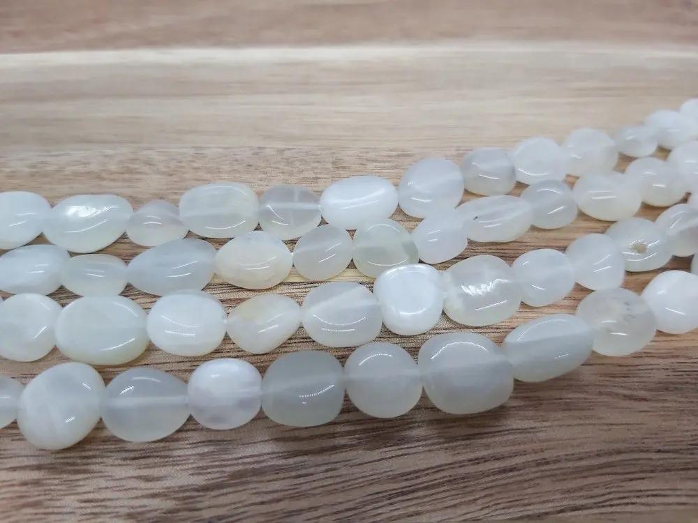 Pierre de lune - Pépites percées Les Précieuses Perles