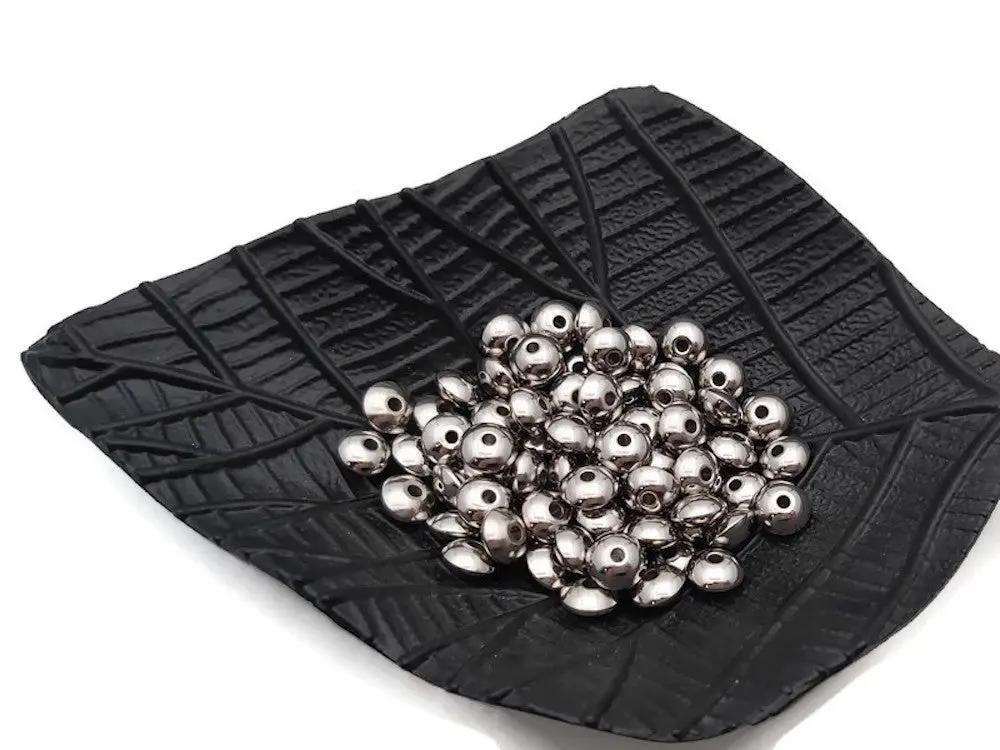 Séparateurs intercalaires 8 x 4 mm - inox - Lot de 10/20/40 Les Précieuses Perles