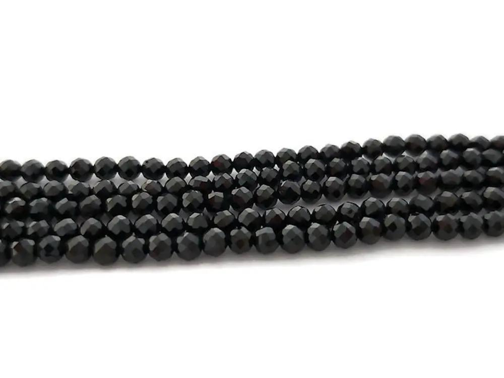 Spinelle noire - 3 mm - 120 Perles Les Précieuses Perles