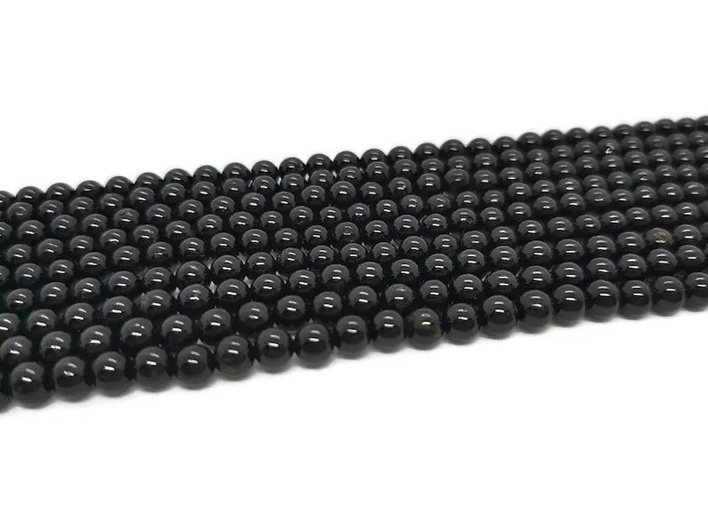 Tourmaline noire - 4 mm - 40/80 Perles Les Précieuses Perles