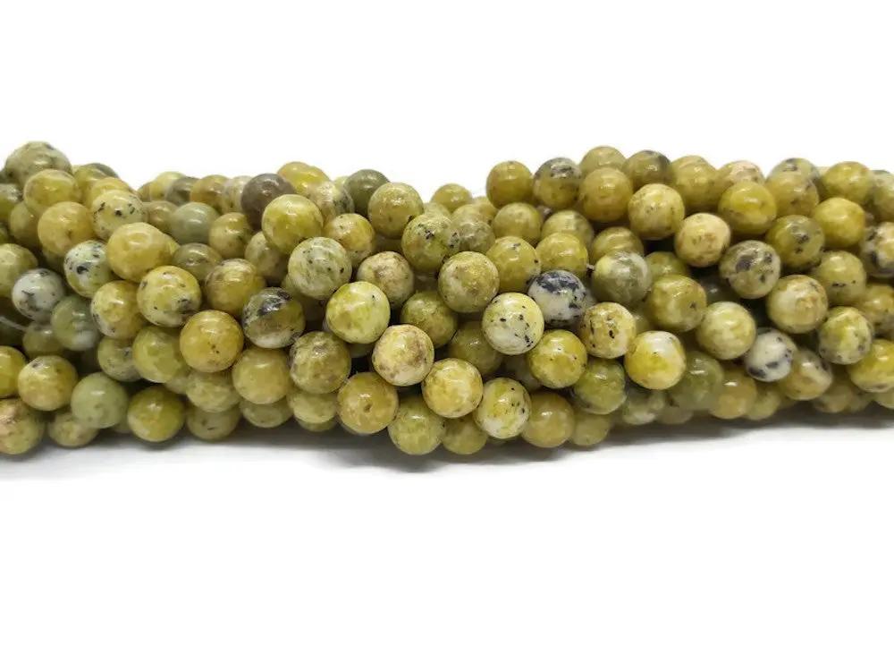 Turquoise jaune - 8 mm - 40 Perles Les Précieuses Perles
