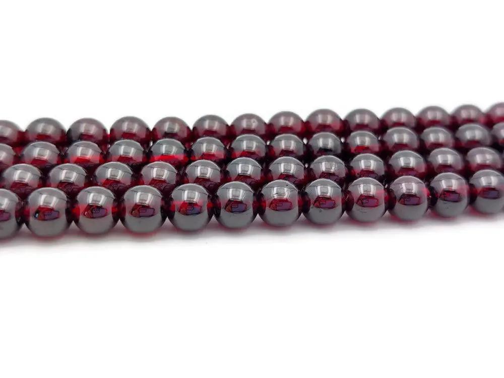 Grenat Grade AA - 6 mm - 10/20 Perles Les Précieuses Perles