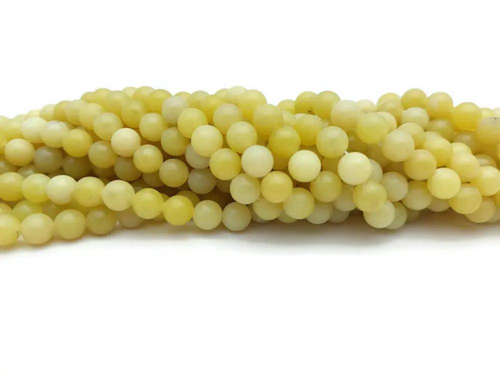 Jade citron - 8 mm - 40 Perles Les Précieuses Perles