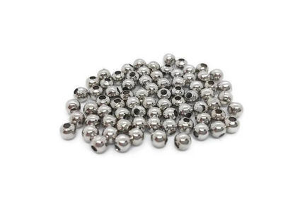 Perles séparateurs creuses rondes 3 mm - 500 Perles