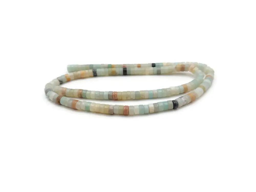 Amazonite - Heishi 4 x 2,5 mm - 100 Perles Les Précieuses Perles