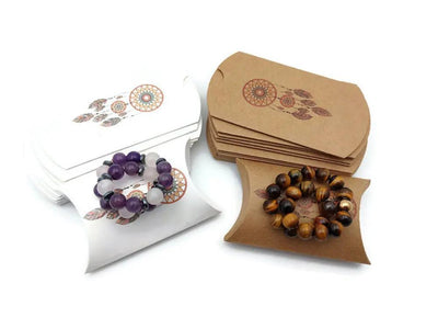 Petites boites cadeaux berlingot - Lot de 10 Les Précieuses Perles