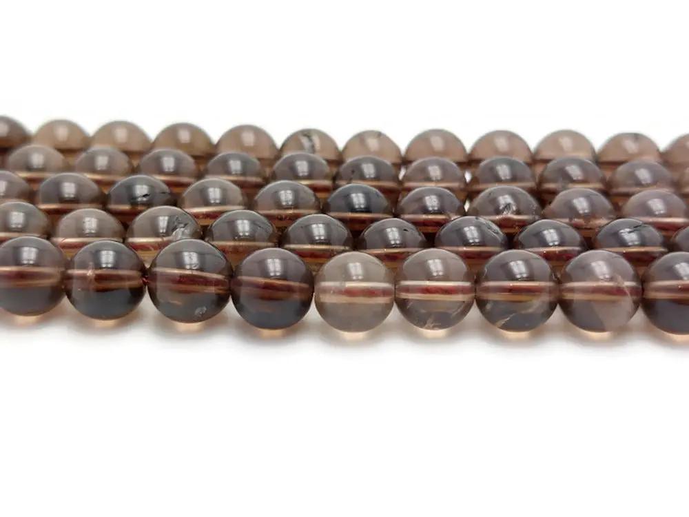 Cristal de roche - Quartz fumé - 8 mm - 20/40 Perles Les Précieuses Perles