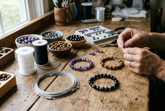 Quel fil pour bracelet en pierre naturelle : guide élastique et plus