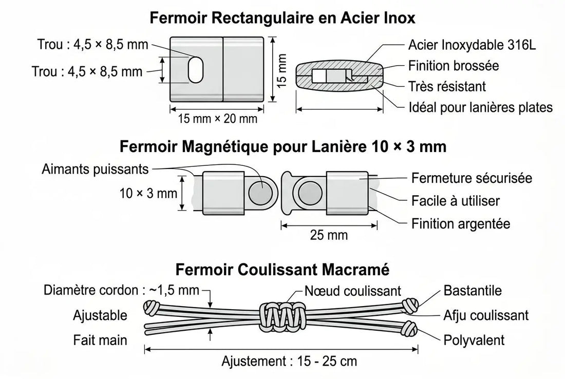 Comment fermer un bracelet de perles avec fermoir : tuto