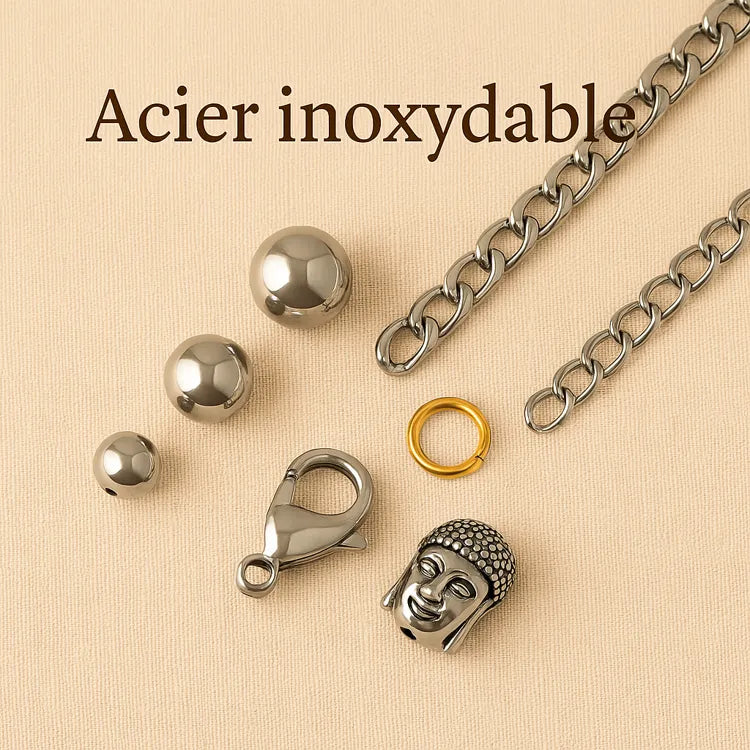 Collection-Acier-Inoxydable-Les-Précieuses-Perles Les Précieuses Perles