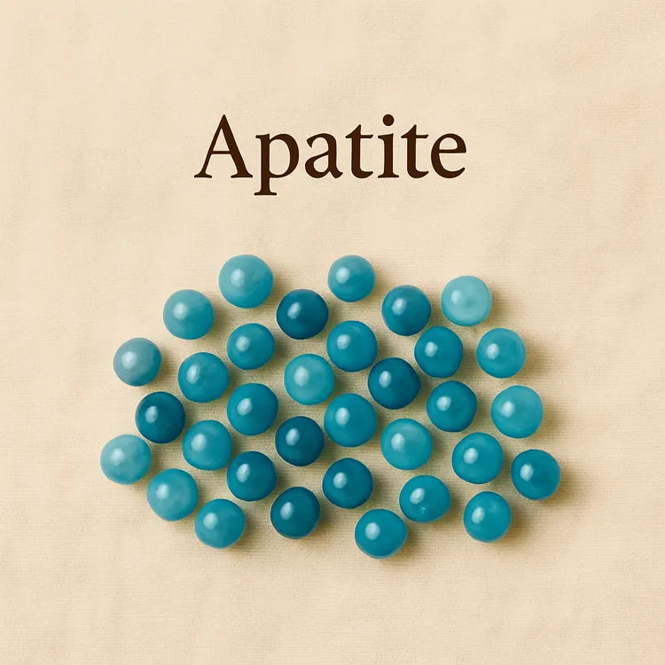 Collection-de-Perles-d-Apatite Les Précieuses Perles