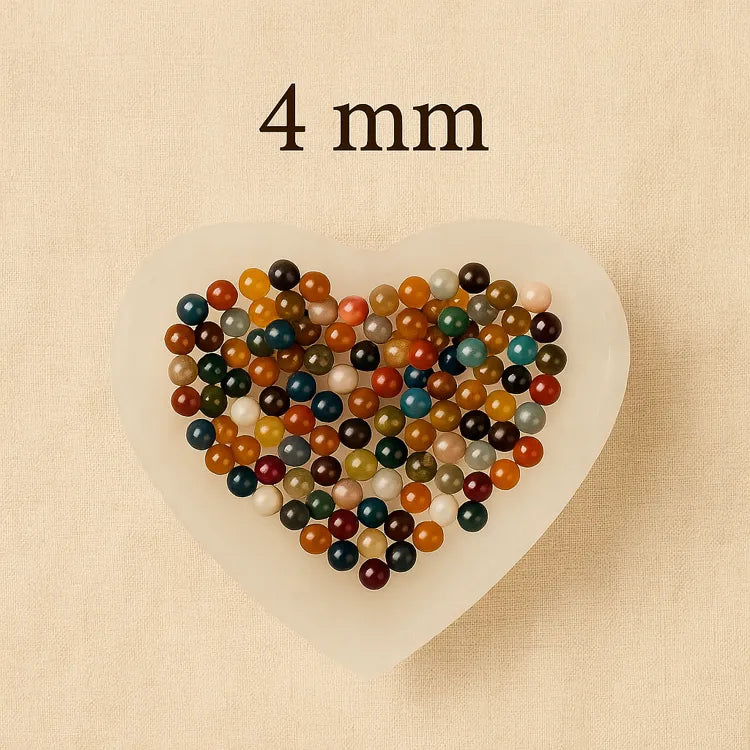 Perles-4-mm-Fines-Délicates Les Précieuses Perles