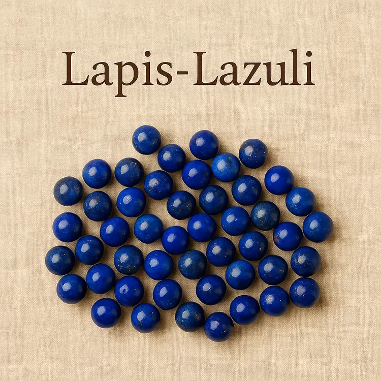 Collection-Lapis-Lazuli-Perles-Bleu-profond-pierres-naturelles-pour-bijoux Les Précieuses Perles