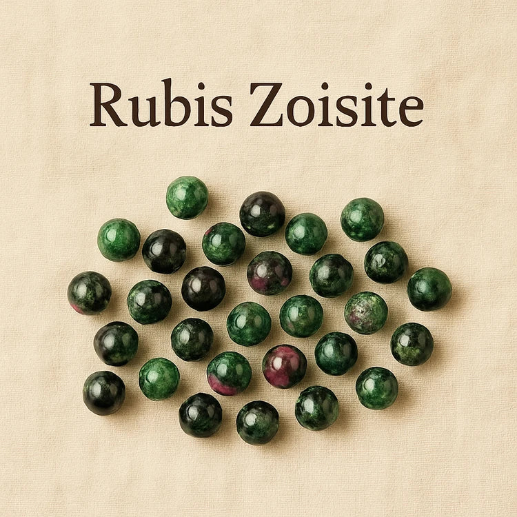 Collection-Rubis-Zoisite-Perles-pour-Bijoux Les Précieuses Perles