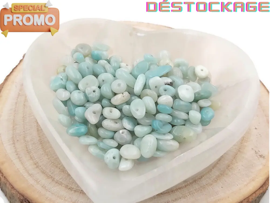 Amazonite - Puces percées Les Précieuses Perles