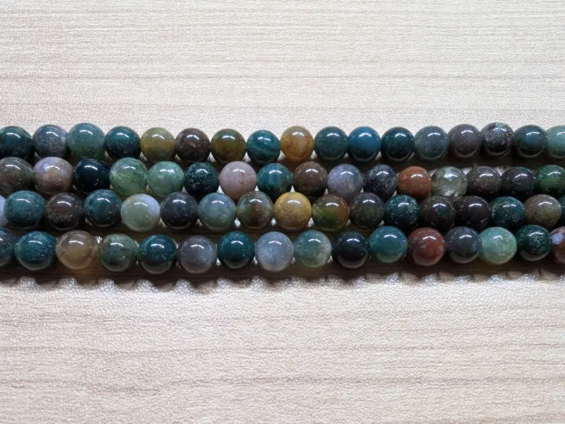 Agate Indienne - 6 mm - 30/60 Perles Les Précieuses Perles