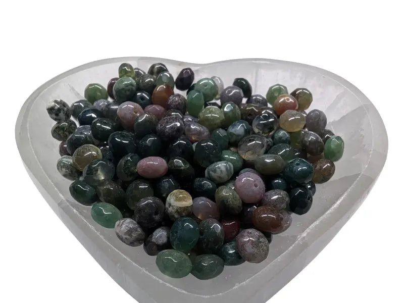 Agate Indienne - Facettes 8 x 5 mm - 30/60 Perles Les Précieuses Perles