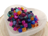 Agate - Cubes irréguliers - 20/40 Perles