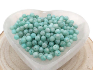 Amazonite Grade A - 6 mm - 15/30 Perles
