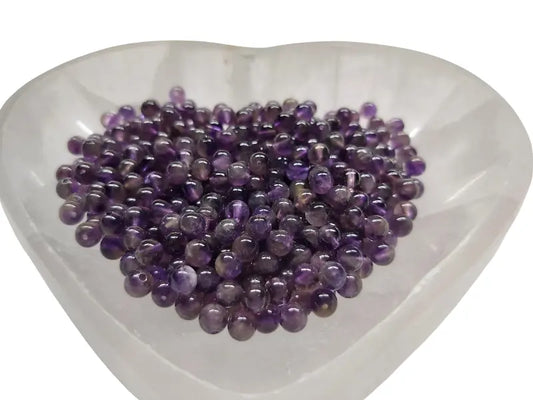 Améthyste Grade AB - 4 mm - 40/80 Perles Les Précieuses Perles