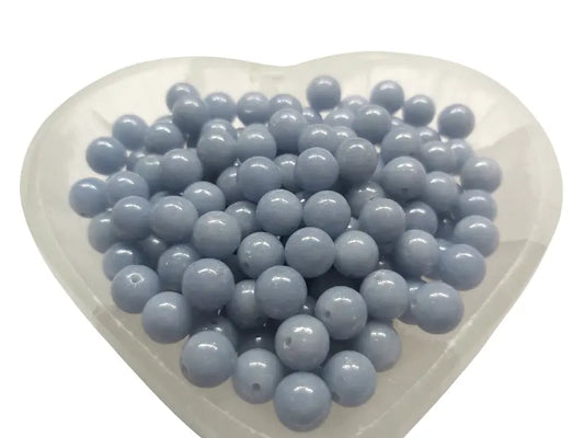 Angélite - 8 mm - 20/40 Perles Les Précieuses Perles