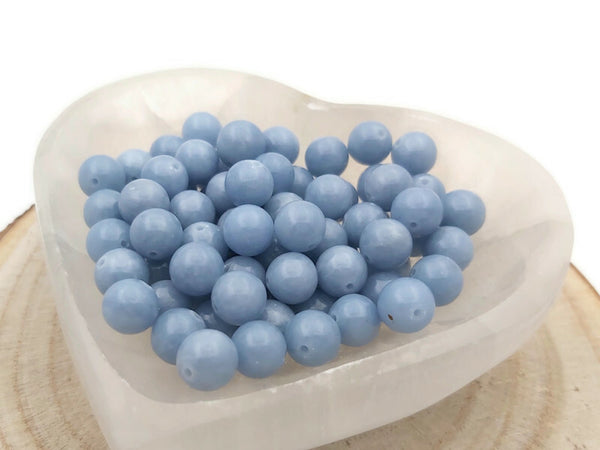 Angélite - 10 mm - 10/20 Perles