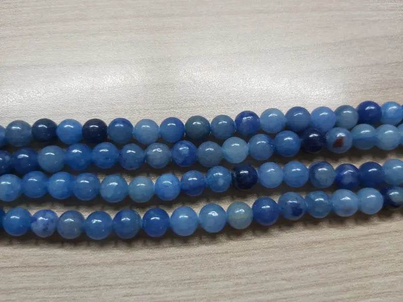 Aventurine bleue - 6 mm - 60 Perles Les Précieuses Perles